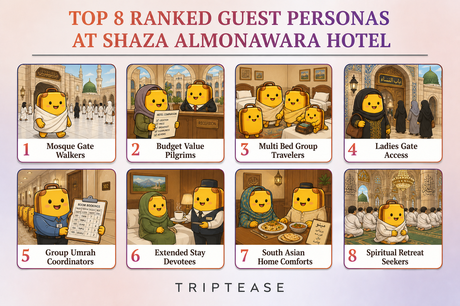 Shaza Almonawara Hotel Guest Personas Report cover