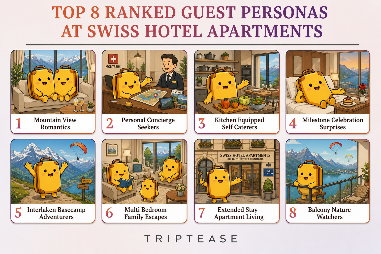 Swiss Hotel Apartments Guest Personas Report cover