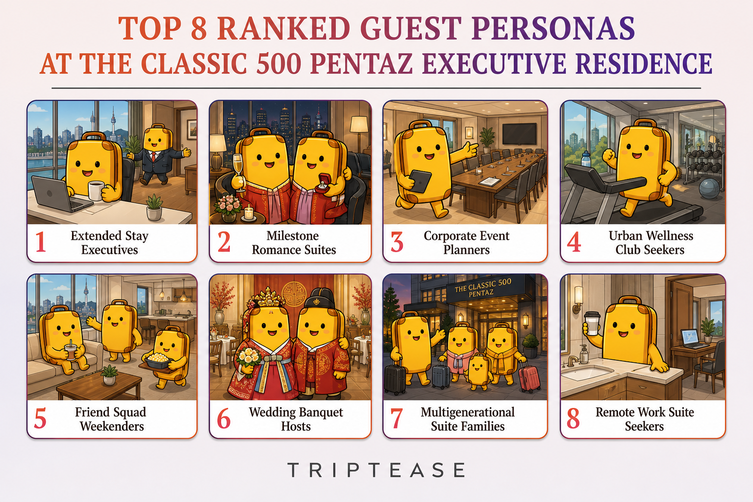The Classic 500 Pentaz Executive Residence Guest Personas Report cover