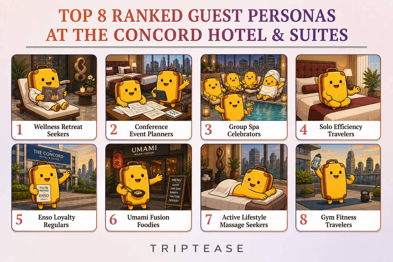 The Concord Hotel & Suites Guest Personas Report cover