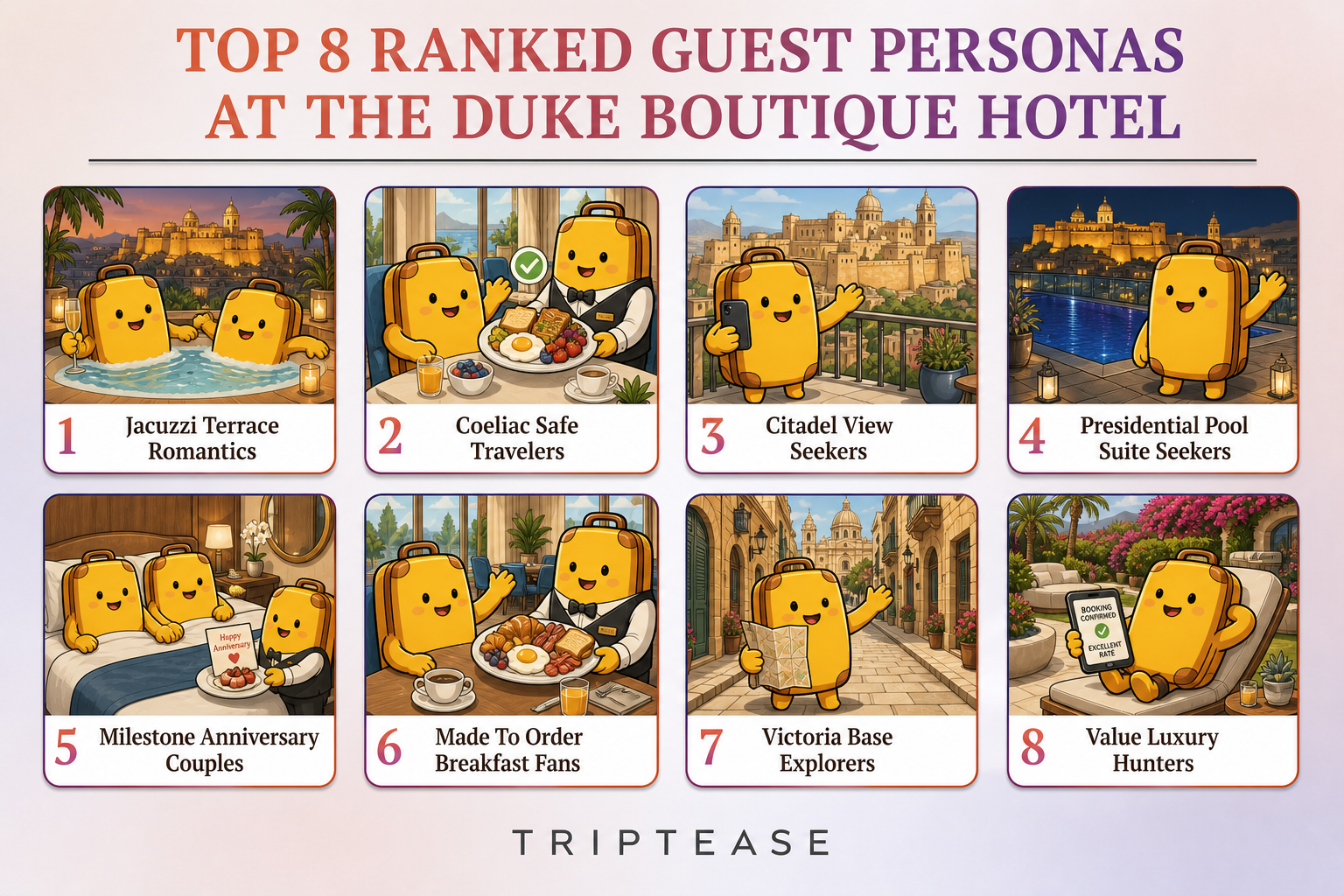 The Duke Boutique Hotel Guest Personas Report cover