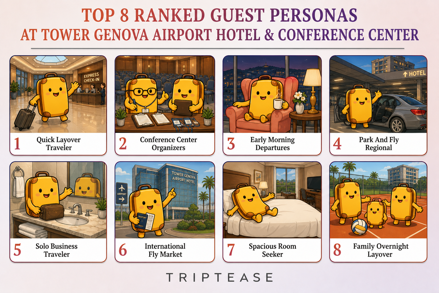 Tower Genova Airport Hotel & Conference Center Guest Personas Report cover