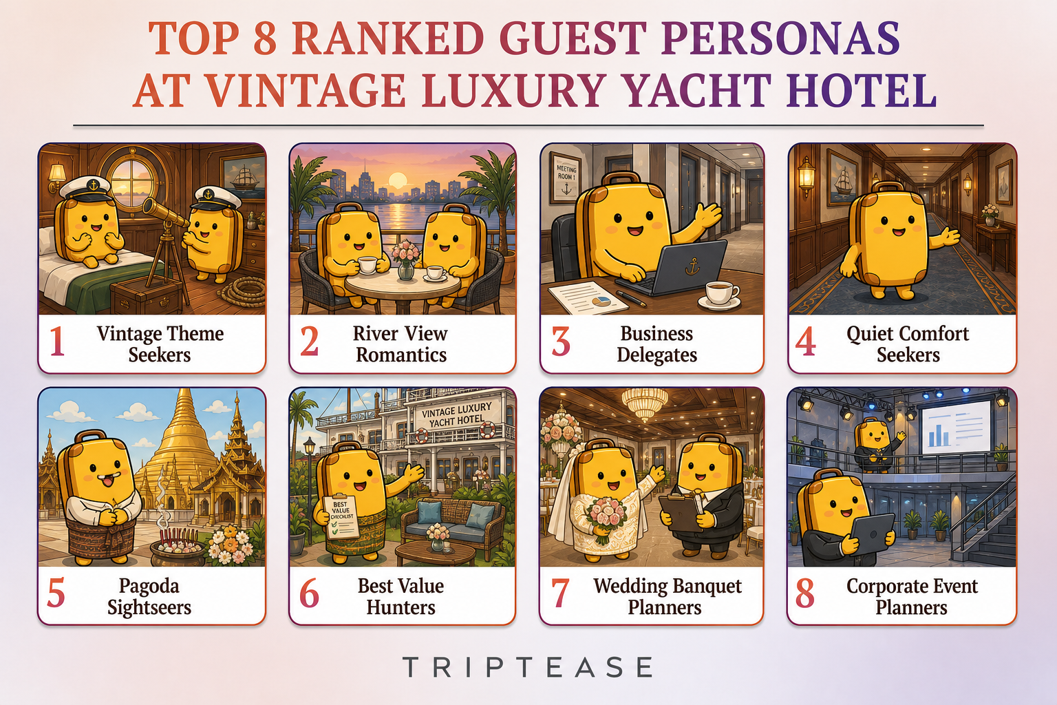 Vintage Luxury Yacht Hotel Guest Personas Report cover